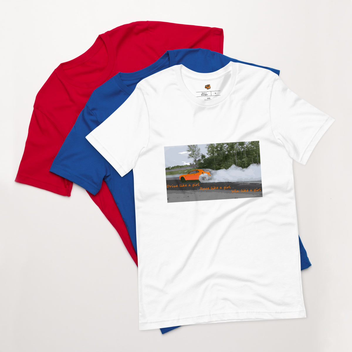 Drive Race Win Like a Girl Track Tee