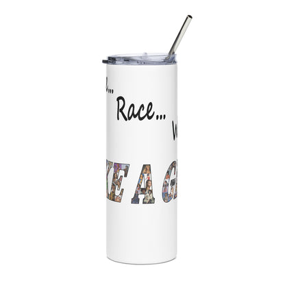 Drive Race Win Like A Girl Tumbler